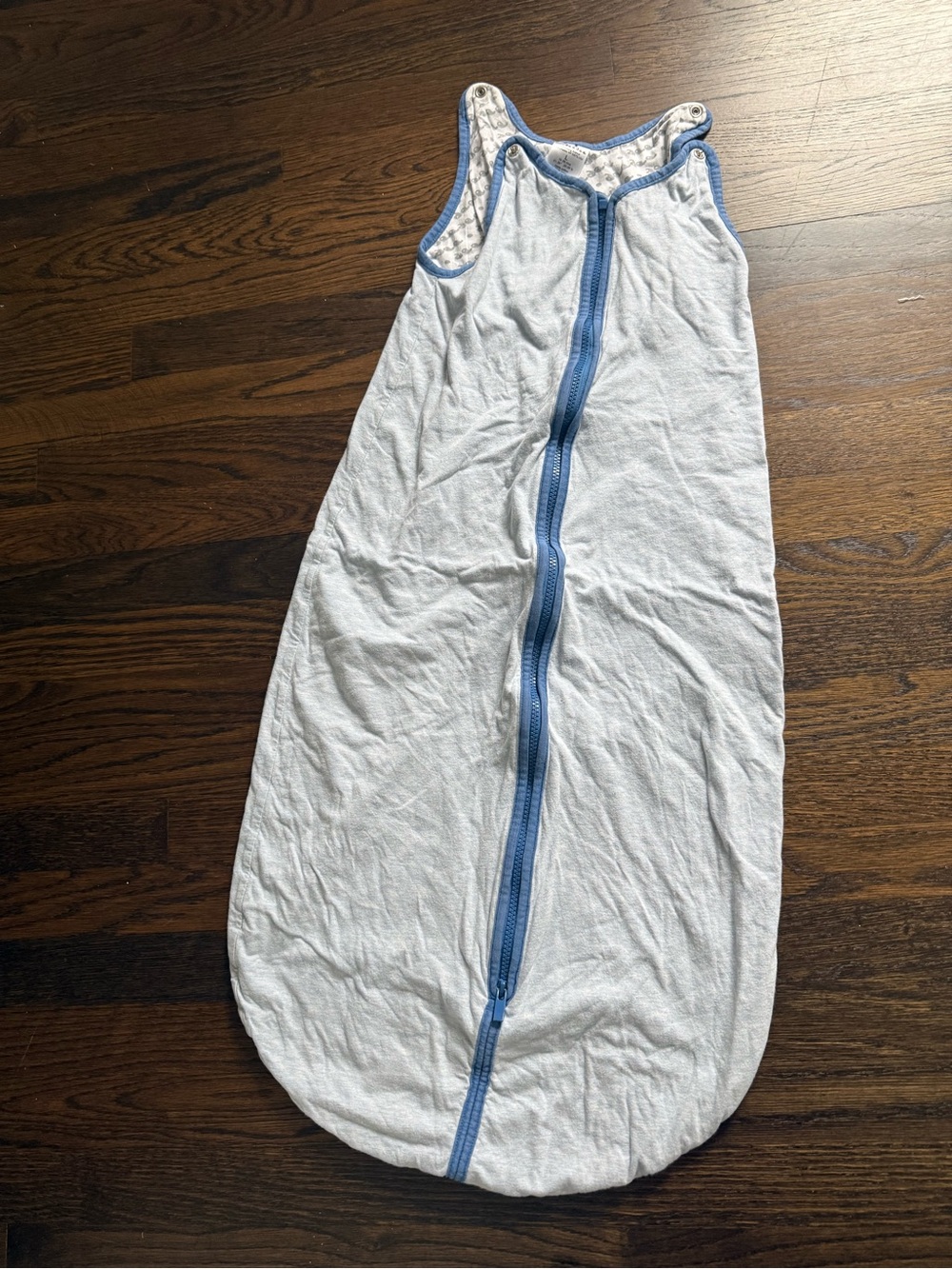 Baby DeeDee Large cotton sleep sack in blue